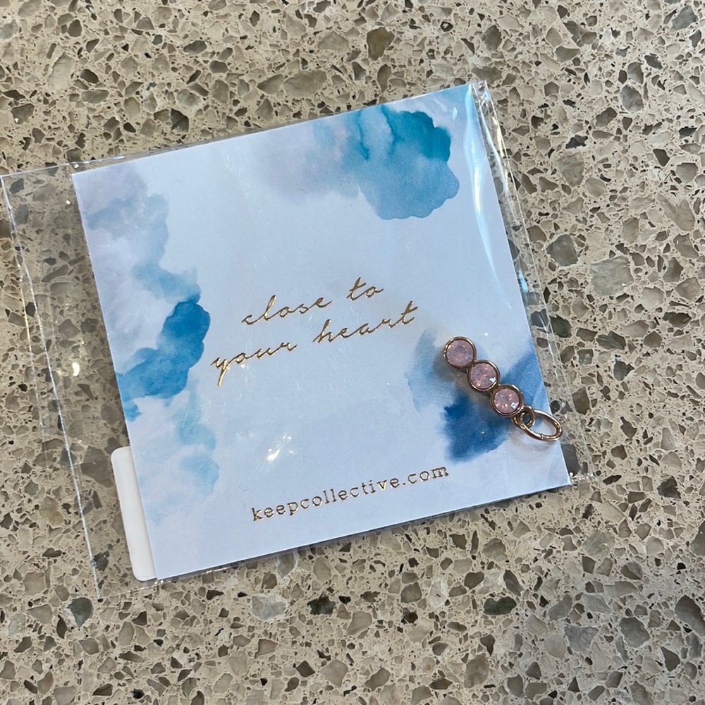 Keep Collective Lock-It Birthstone Charm - October